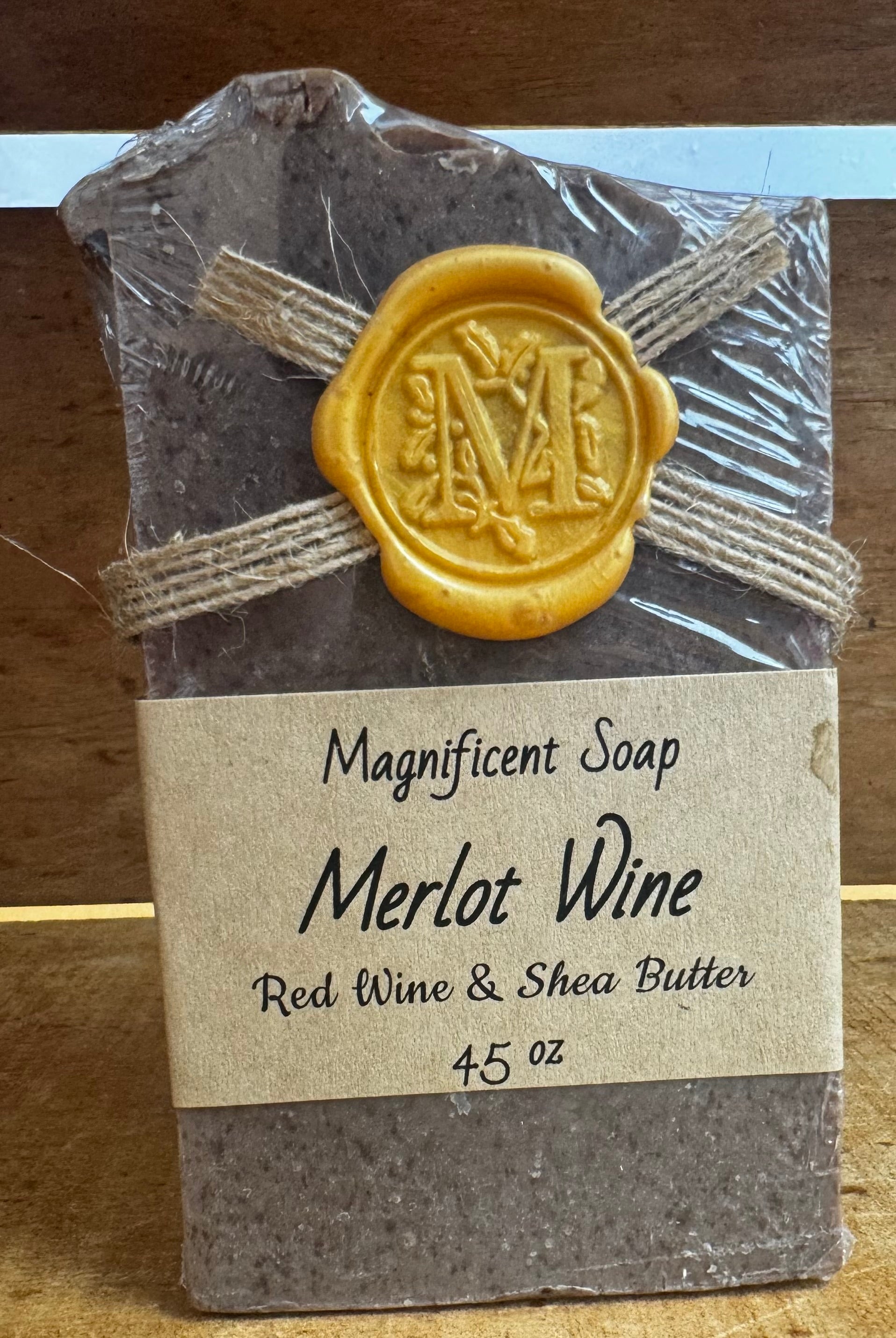 Merlot Wine Bar Soap with Red Wine