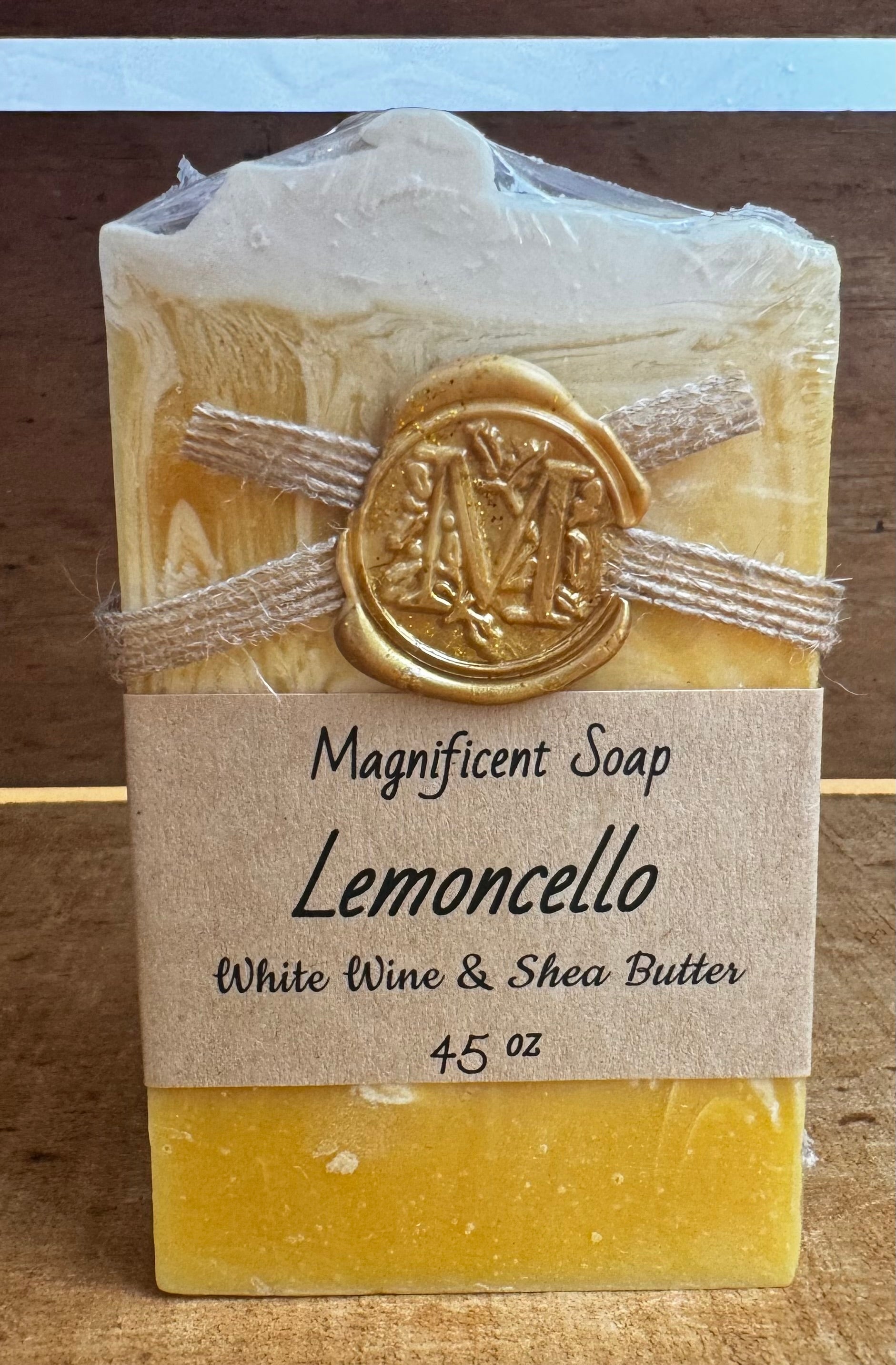 Italian Limoncello Bar Soap with White Wine.