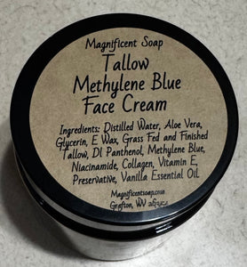 Tallow Methylene Blue Face Cream