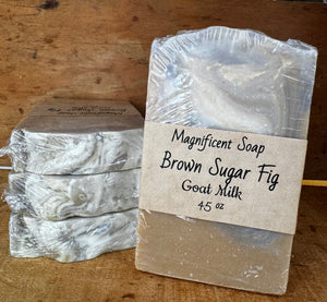 Brown Sugar Fig Goat Milk Bar Soap