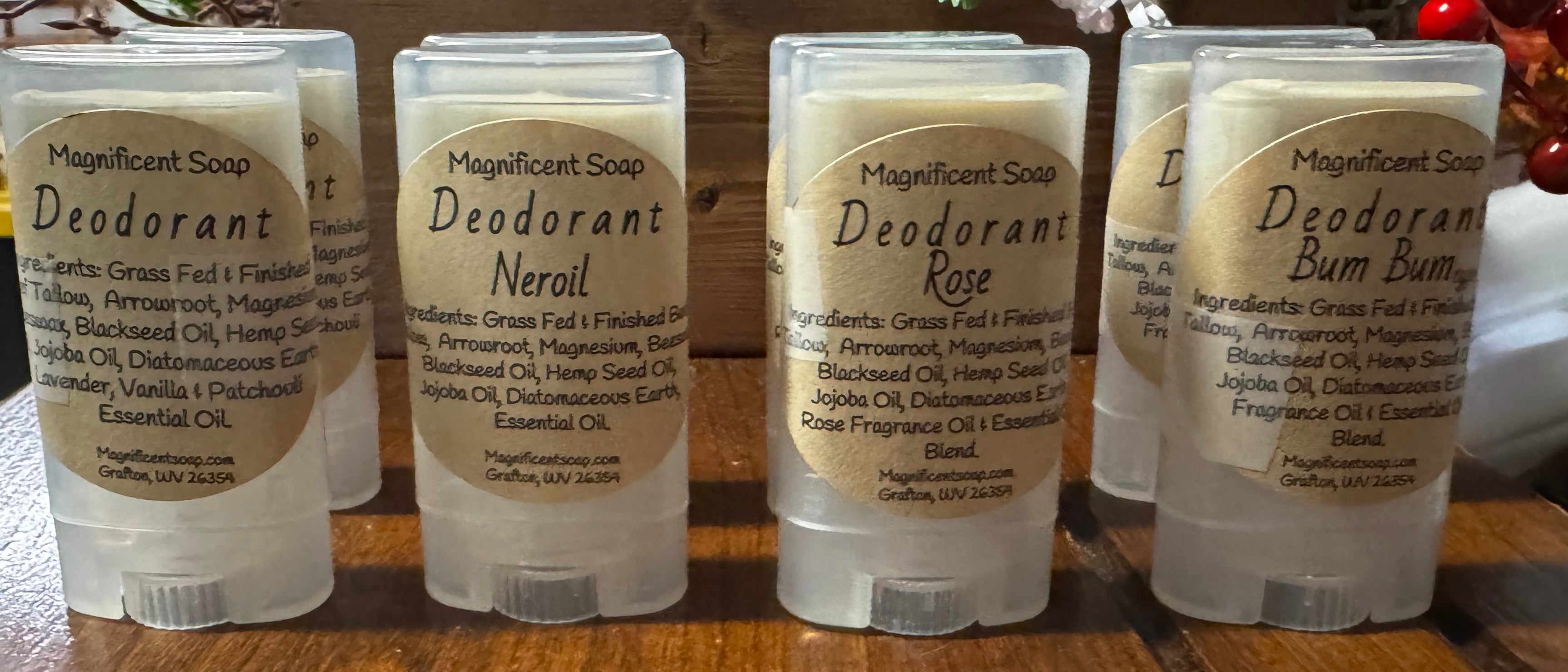 Natural Tallow Deodorant- sample size