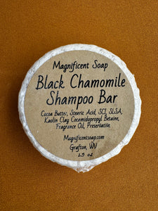 Black Chamomile Shampoo Bar