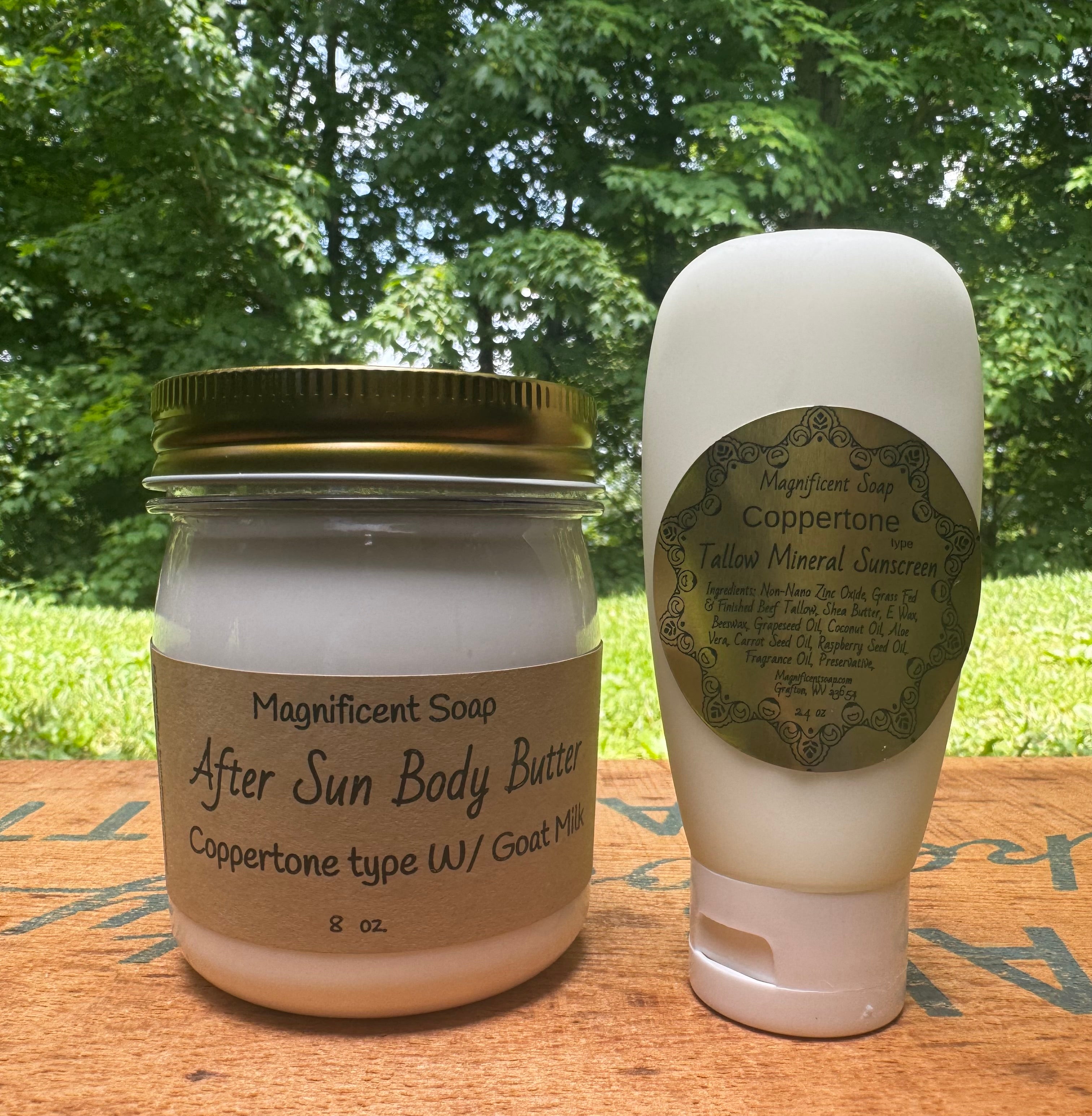 After Sun Goat Milk Body Butter  Coppertone type