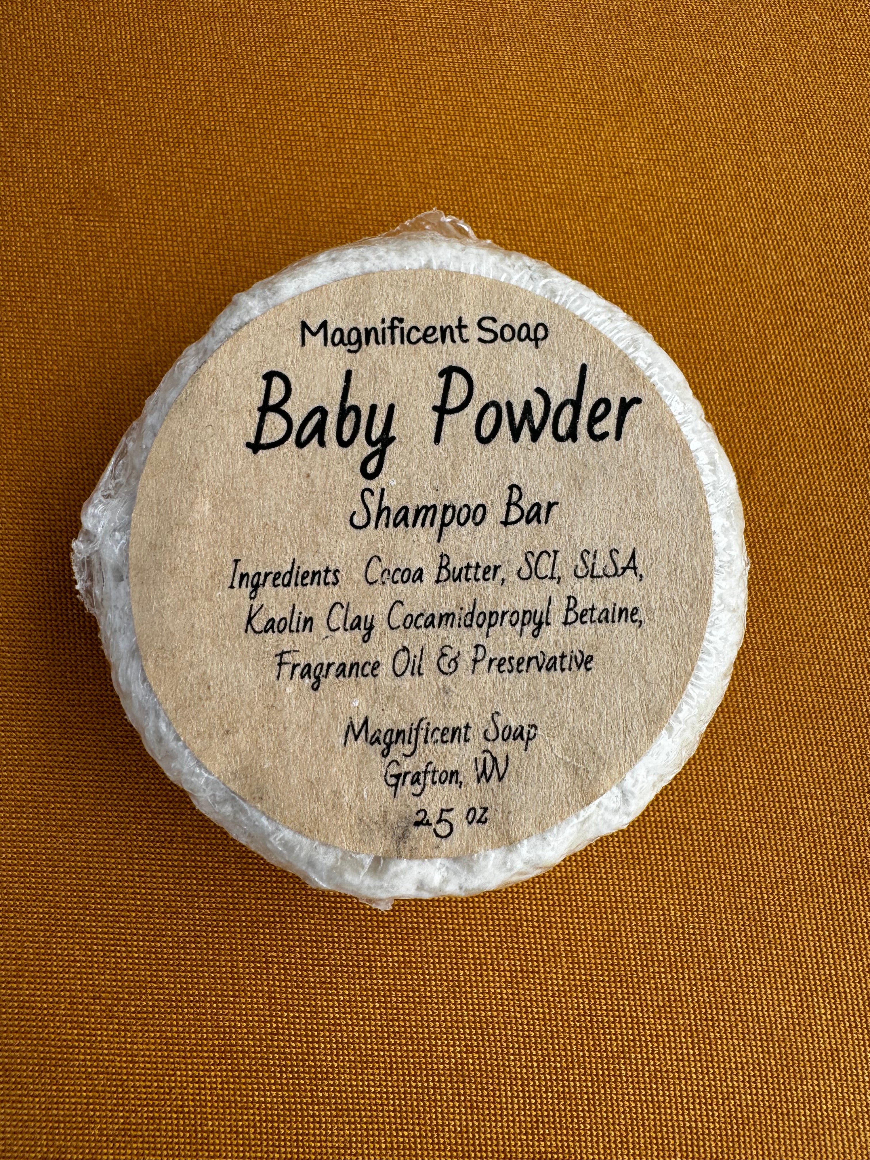 Baby Powder Shampoo Bar