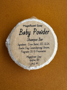 Baby Powder Shampoo Bar