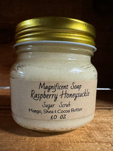 Raspberry Honeysuckle Sugar Scrub ~ Mango Shea and Cocoa Butter