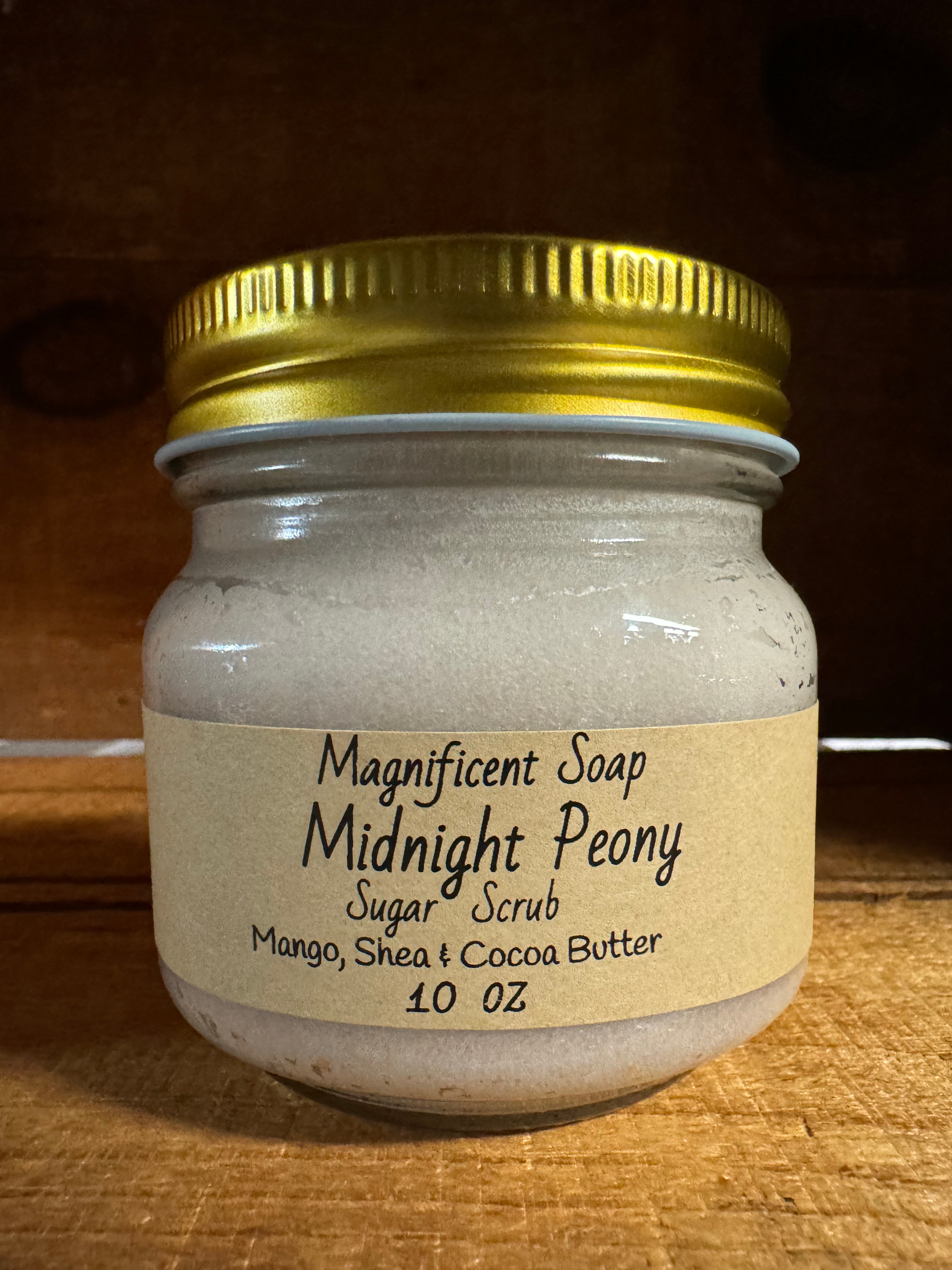 Midnight Peony Sugar Scrub ~ Mango Shea and Cocoa Butter