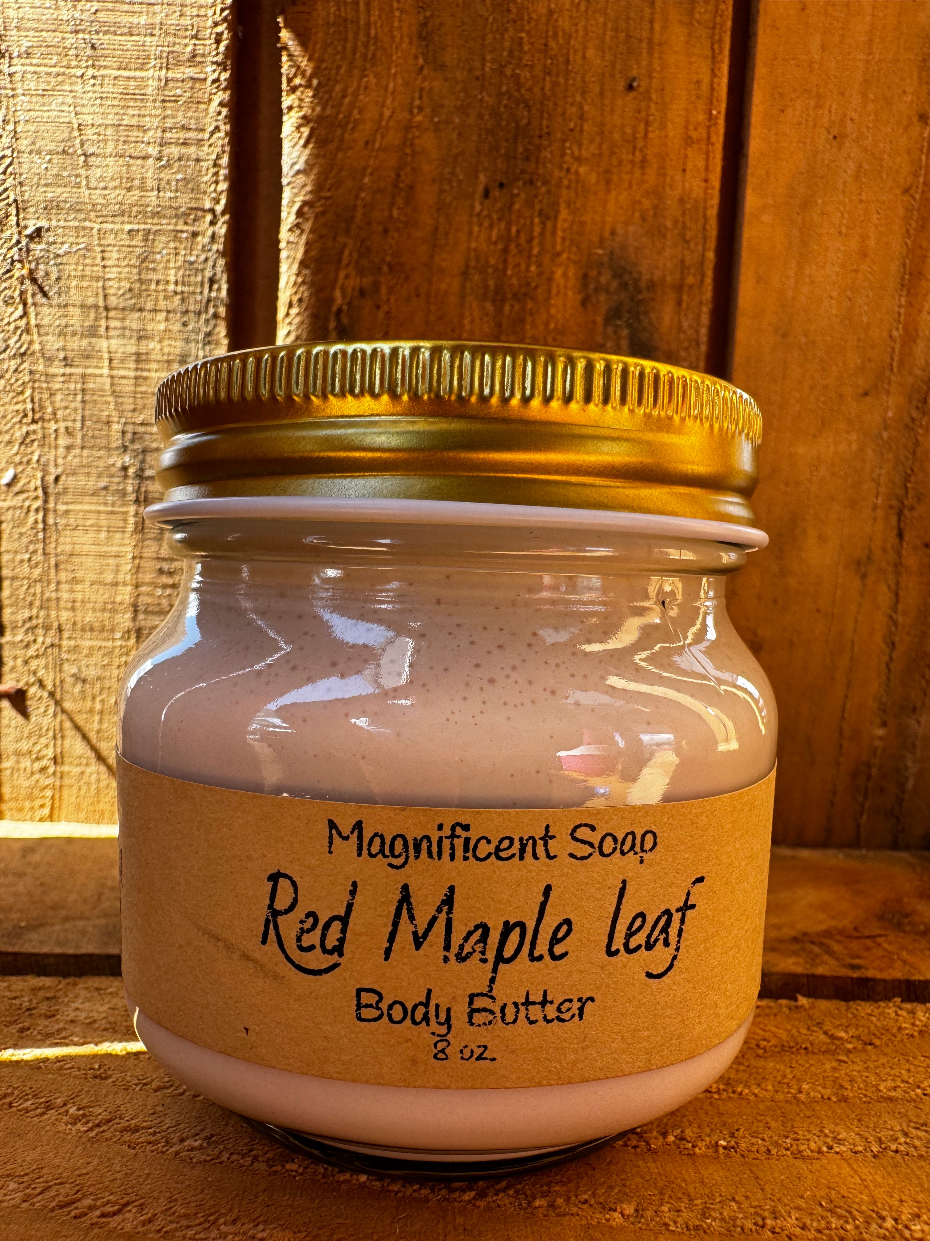 Red Maple Leaf Body Butter Sale