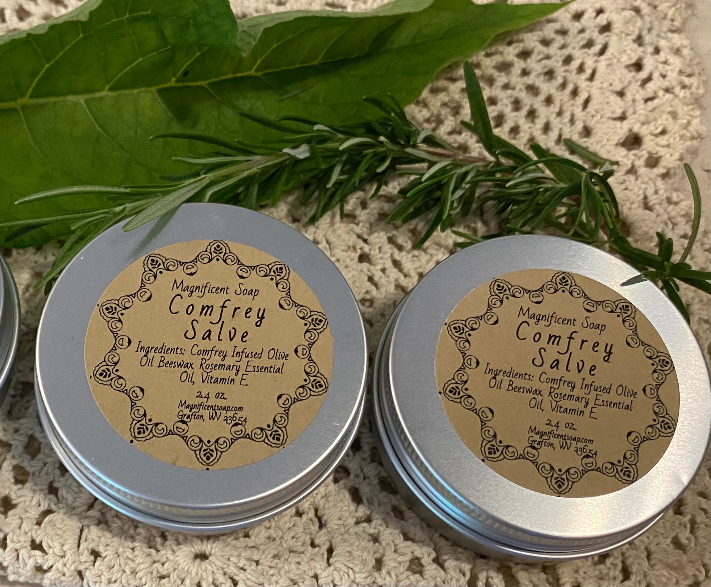 Comfrey Salve  Rosemary Essential Oil